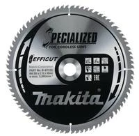 Makita T.C.T. pjūklas EFFICUT 305X2.15X30mm 10° T80 B-67262 T.C.T • 305 x30 mm • T80 • 10° • Medienai