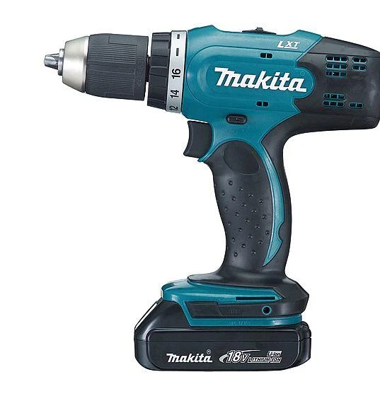 Makita DDF453SYE Akumuliatorinis gręžtuvas, 18 V, 2x 1,5Ah Li-ion, 42/27 Nm, 1,7kg