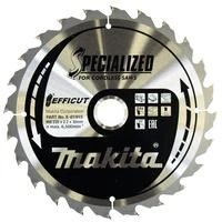 Makita T.C.T. pjūklas EFFICUT 235X2.2X30mm 20° T24 E-01909 T.C.T • 235 x30 mm • T24 • 20° • Medienai