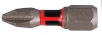 Makita Torsion sukimo antgalis (C-form), PH2-25mm, 2vnt. Impact Premier E-03137 PH2 • 25 mm • 1/4" • 2 Vnt.