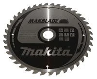 Makita T.C.T. pjūklas MAKBLADE 260X2.3X30mm 5° T40 B-32770 T.C.T • 260 x30 mm • T40 • 5° • Medienai