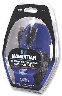 StarTech Manhattan Manheteno didelės spartos USB aktyvus prailginimo kabelis AM/AF 10.0m, 150248