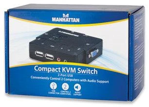 Manhattan KVM Switch 2/1 USB (su garsu)