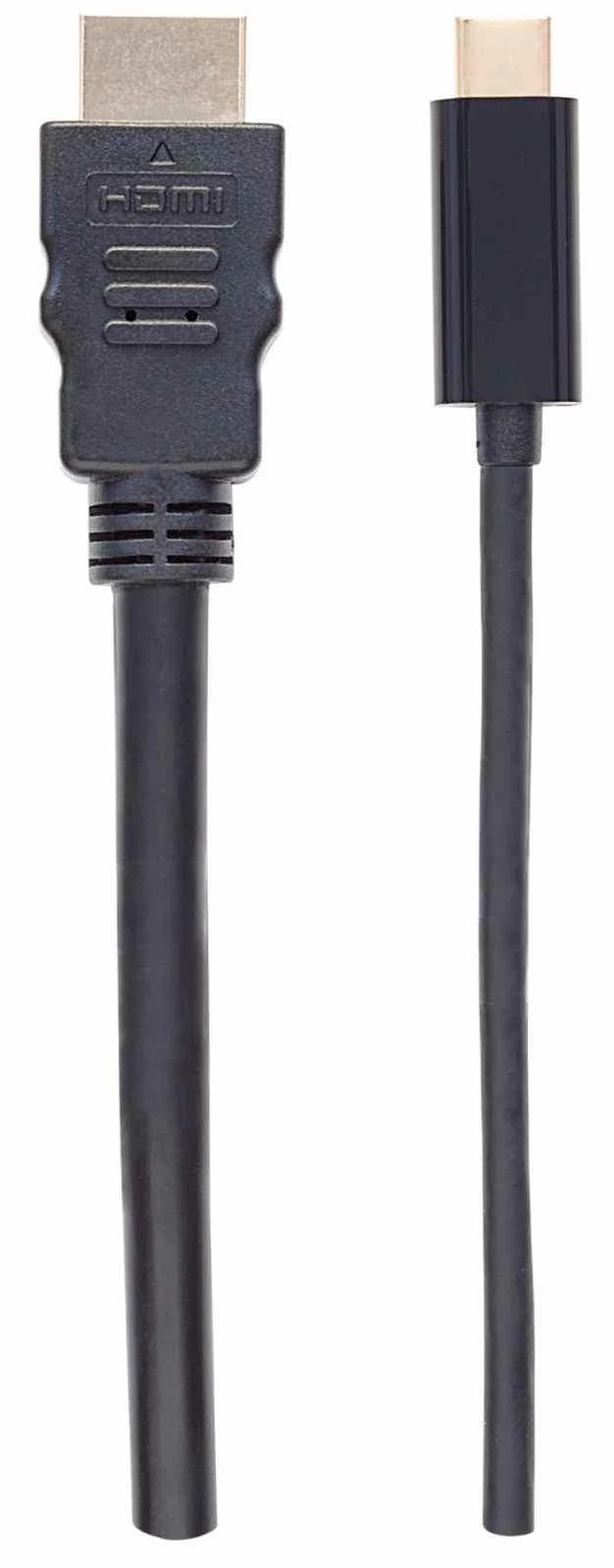 Intracom MANHATTAN USB-C į HDMI Adapteris Cable 2m juodas Konvertuoja DP Alt režimo signalą į HDMI 4K išvestį 2 m 6 pėd.
