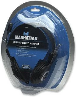 Intracom MANHATTAN Classic Stereo Ausinės Lankstus nerūdijančio plieno mikrofono strypas Paminkštintas pašalina triukšmą
