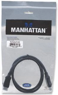 DisplayPort kabelis Manhattan 1m pakuotėje