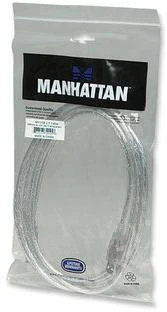 StarTech Intracom MANHATTAN didelės spartos USB įrenginio kabelis 3m sidabrinis USB 2.0 Standard-A male to USB 2.0 Standard-B male Palaiko greitį iki 480 Mbps