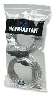 Intracom MANHATTAN didelės spartos USB 2.0 aktyvus kabelis A kištukas / B kištukas 11,0 m (36 pėdos) Praplečia ir padidina signalą į bet kurį USB įrenginį