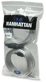 Intracom MANHATTAN didelės spartos USB 2.0 aktyvus kabelis A kištukas / B kištukas 11,0 m (36 pėdos) Praplečia ir padidina signalą į bet kurį USB įrenginį