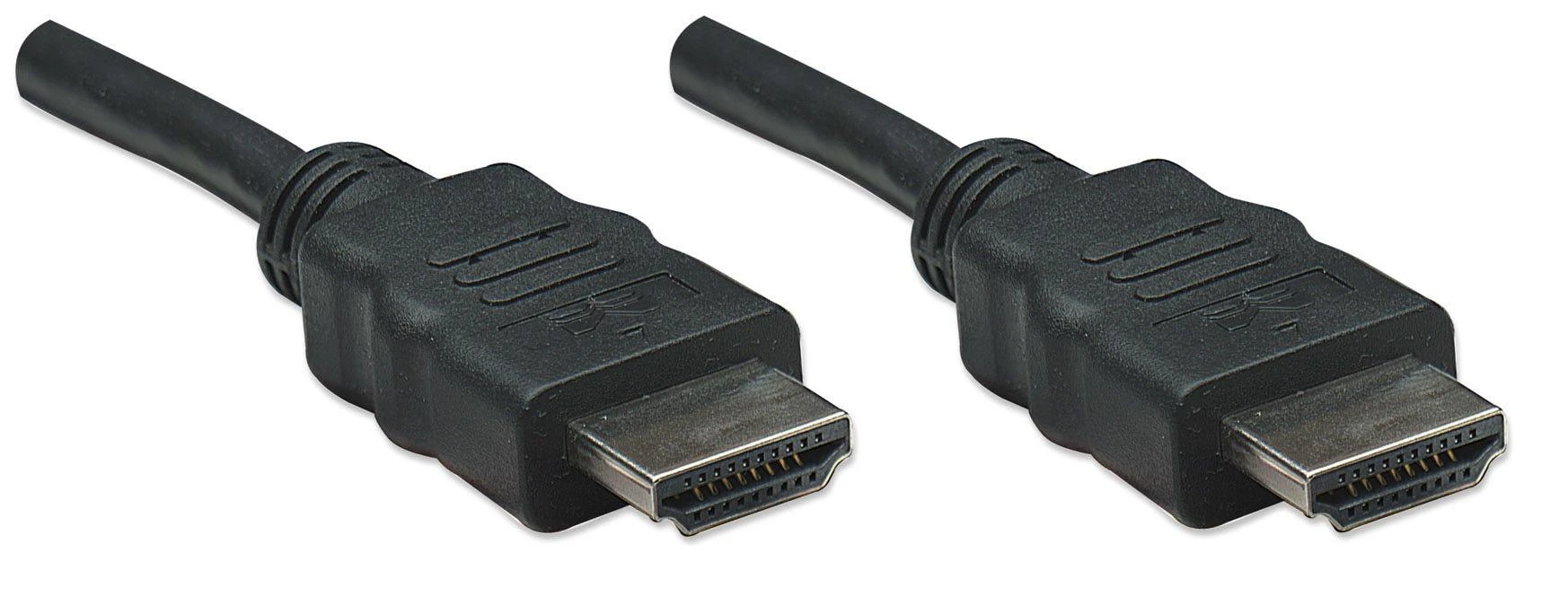 MANHATTAN HDMI kabelis, 7,5 m, HDMI kištukas su kištuku, ekranuotas, Juodas, 308441