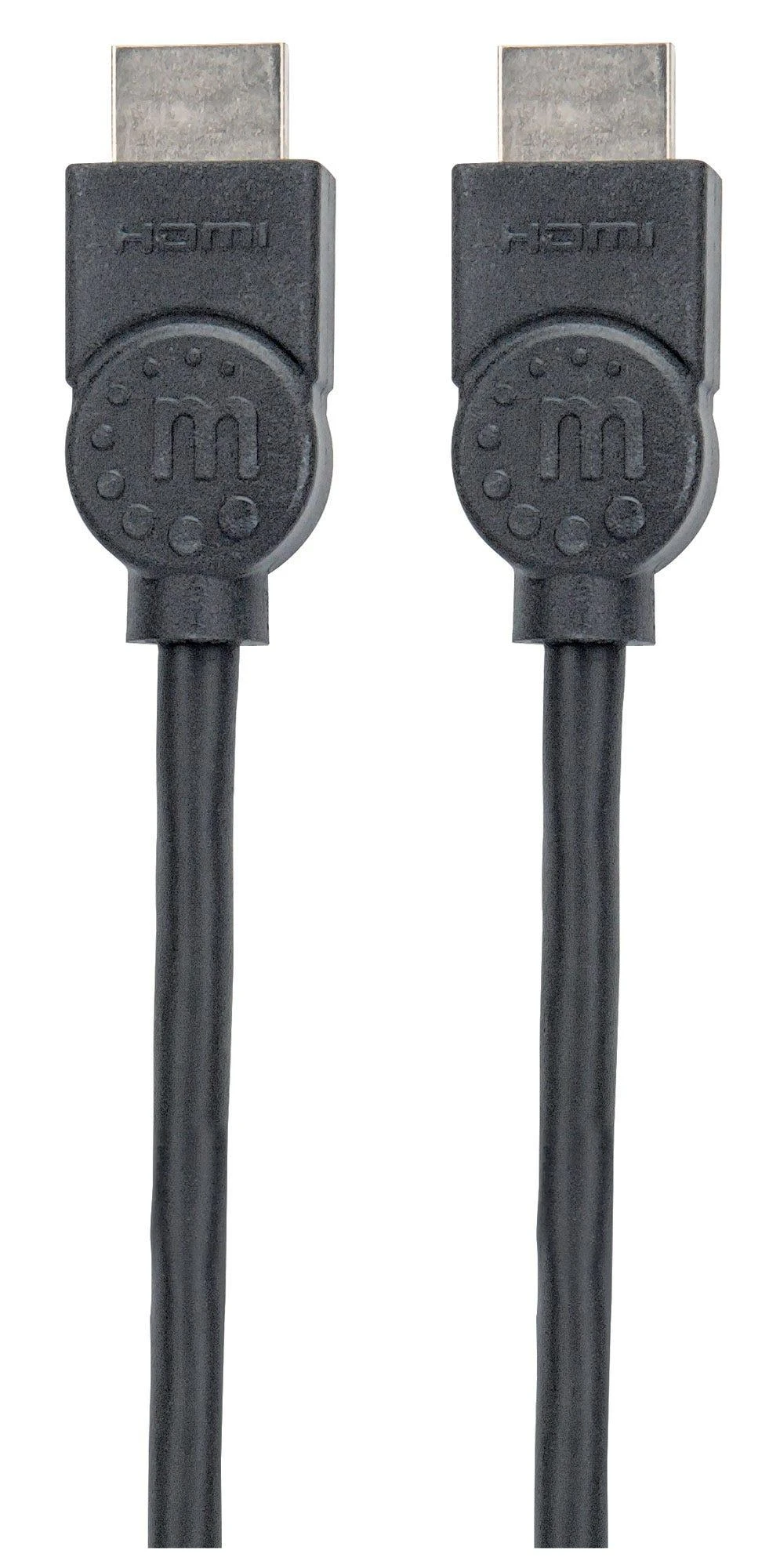 StarTech MANHATTAN didelės spartos HDMI kabelis ARC, 3D, 4K@30Hz, HDMI kištukas į vyrišką, ekranuotas, 1,5 m (5 pėdos), Juodas, 355308