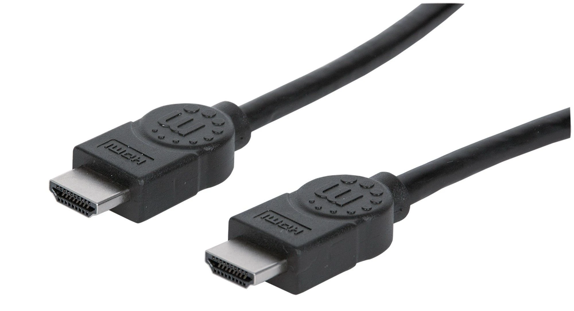 HDMI laidas su juodais antgaliais