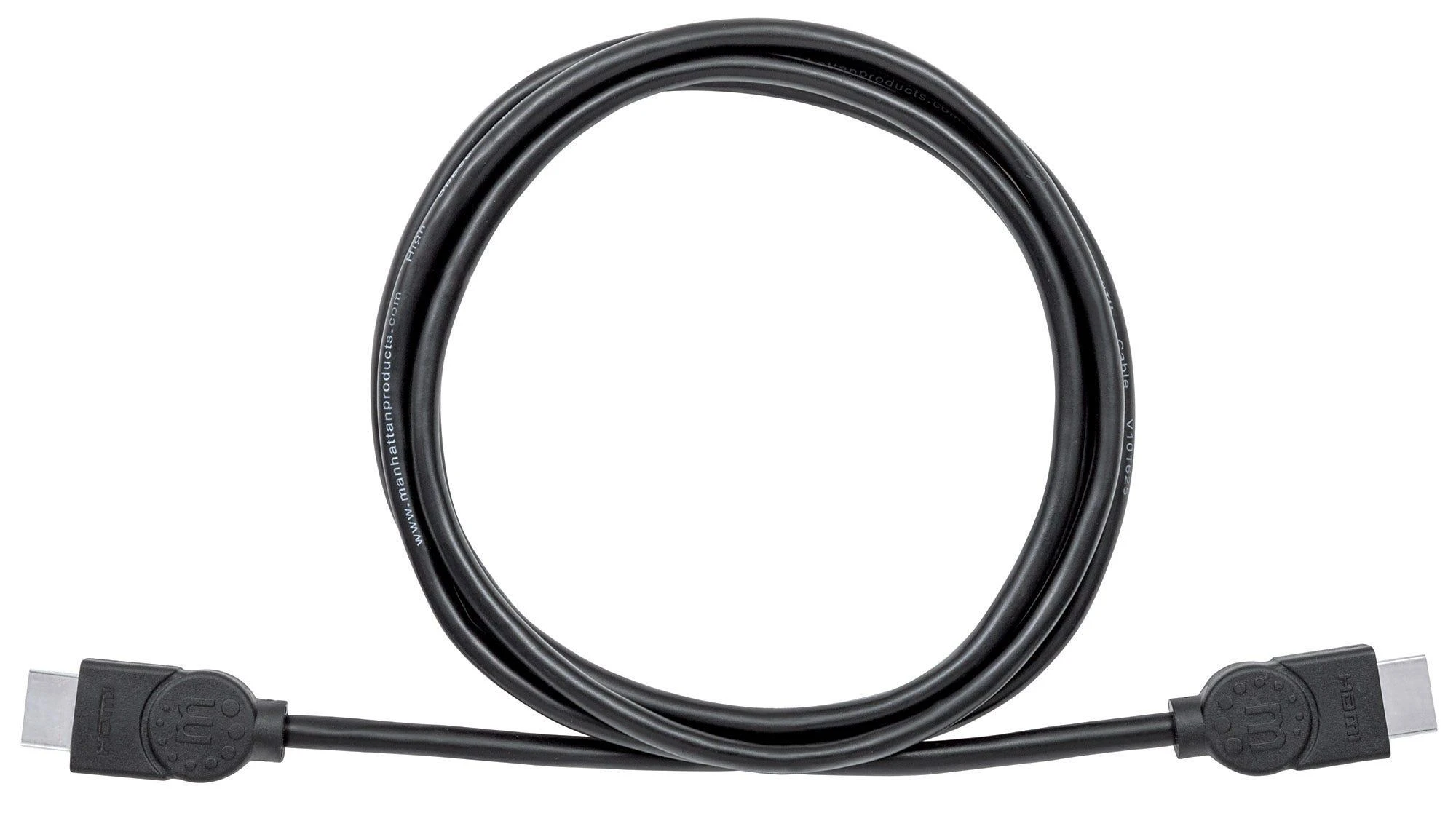 StarTech MANHATTAN 323215 Manhattan Monitorius Cable HDMI/HDMI 1.4 Ethernet 2m Juodas Nikeliuoti kontaktai