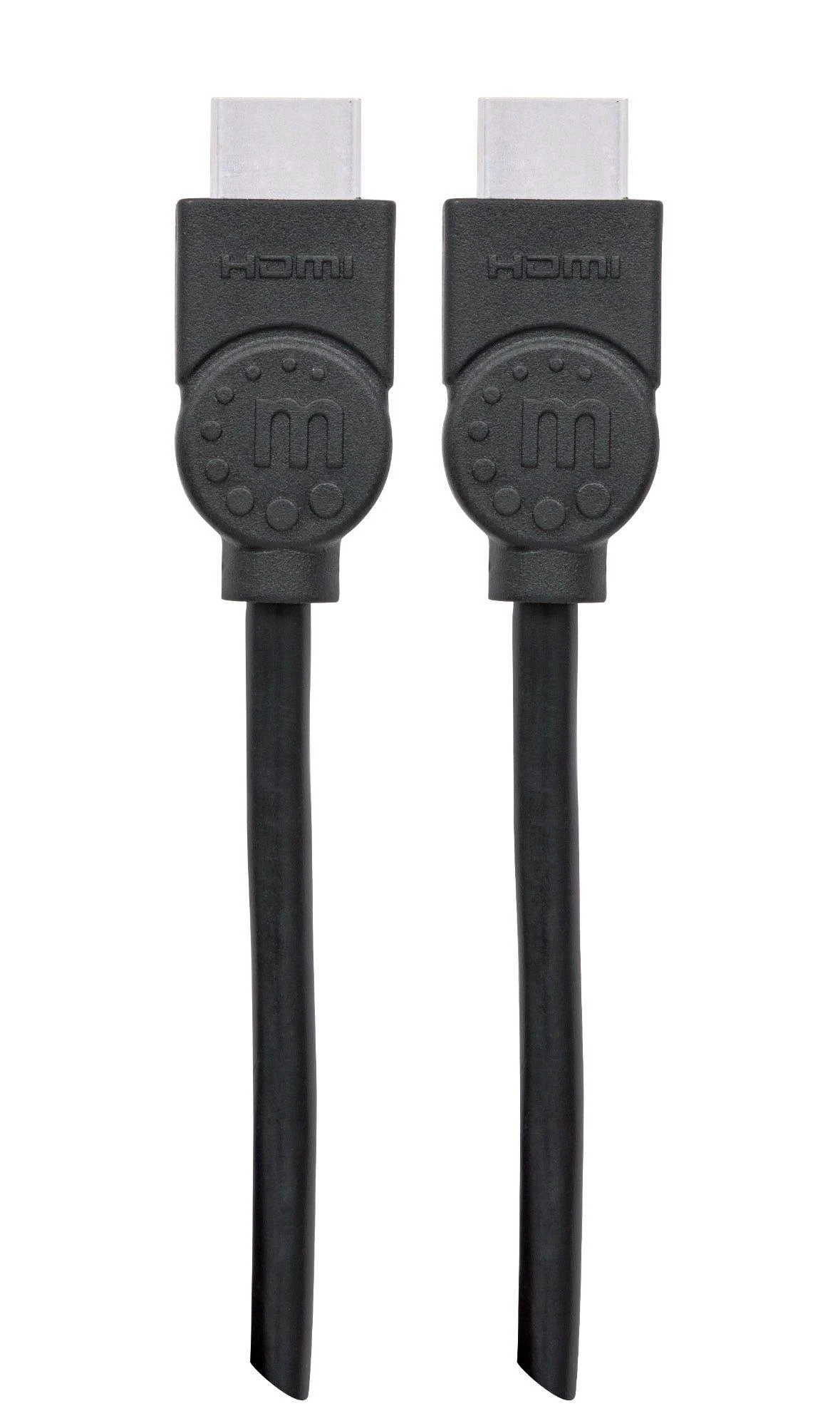StarTech MANHATTAN HDMI kabelis, 3,0 m, HDMI 1.4 kištukas HDMI 1.4 kištukas, ekranuotas, Juodas, 323222
