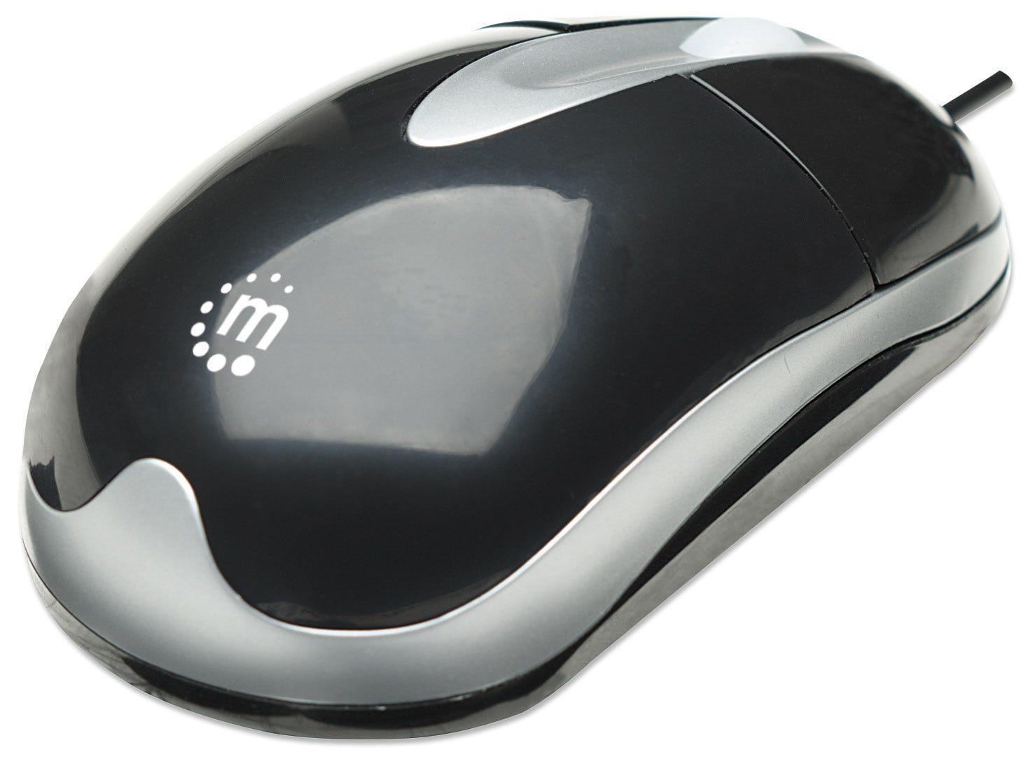Pelė Manhattan USB 1000dpi Juoda Manhattan MH3