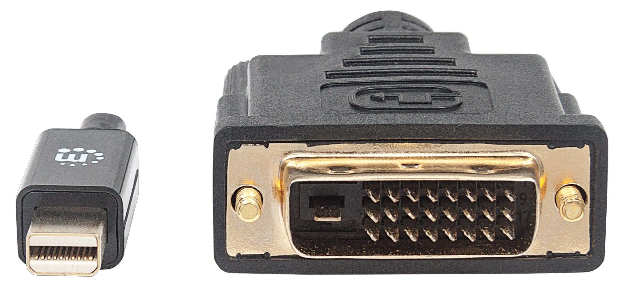 Kabelis Manhattan DisplayPort Mini - DVI-D 1.8m juoda (152150)