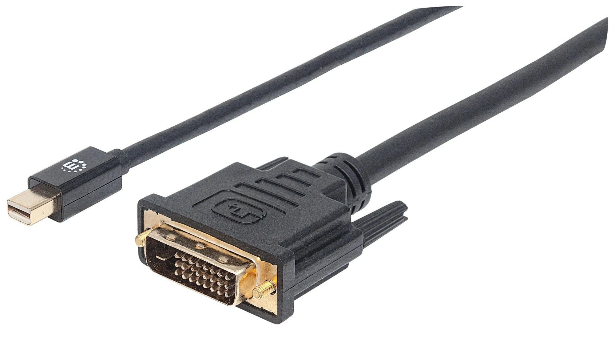 Manhattan Mini DisplayPort į DVI-D adapterio laidas