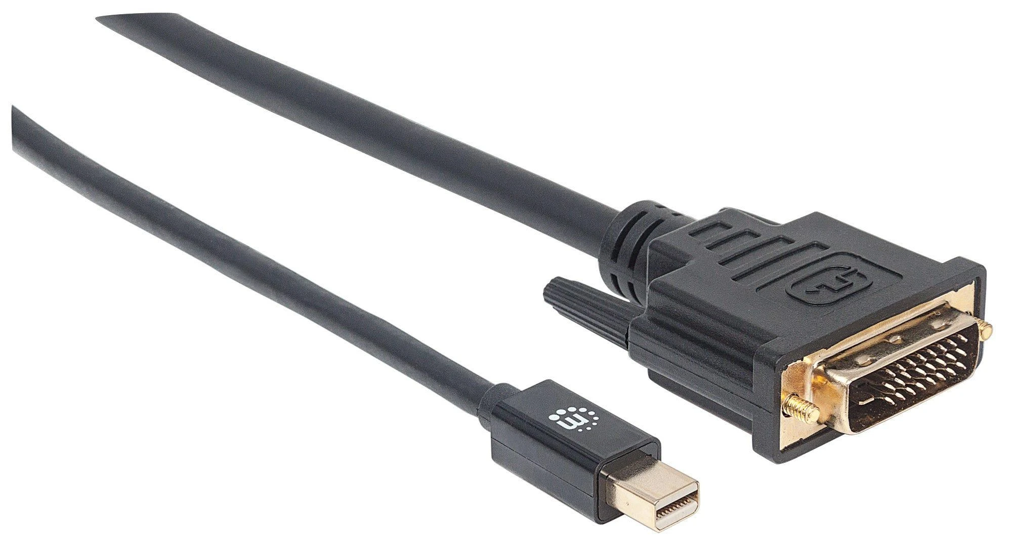Kabelis Manhattan DisplayPort Mini - DVI-D 1.8m juoda (152150)