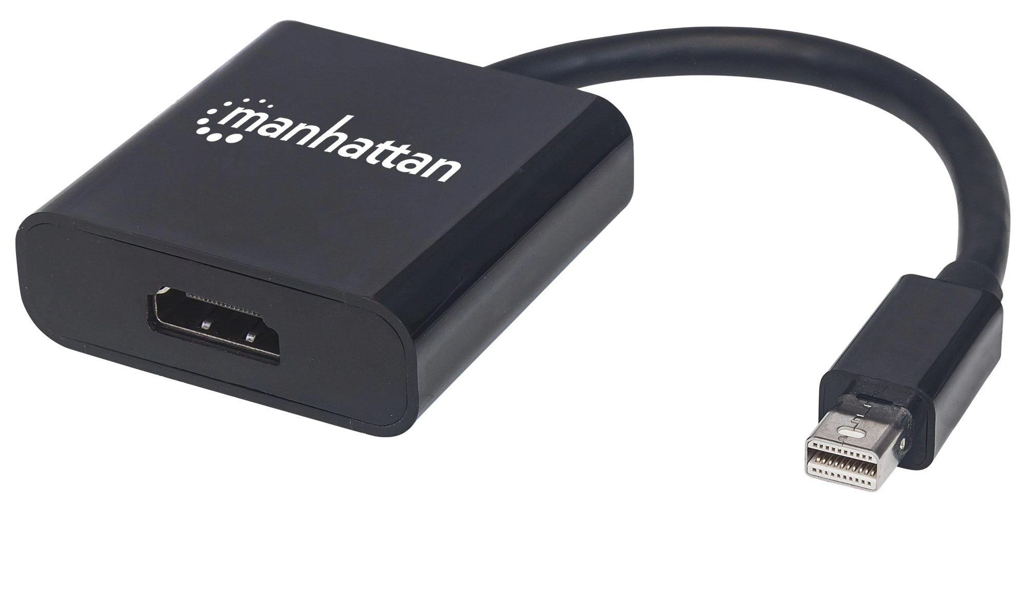 Juodas mini DisplayPort į HDMI adapteris