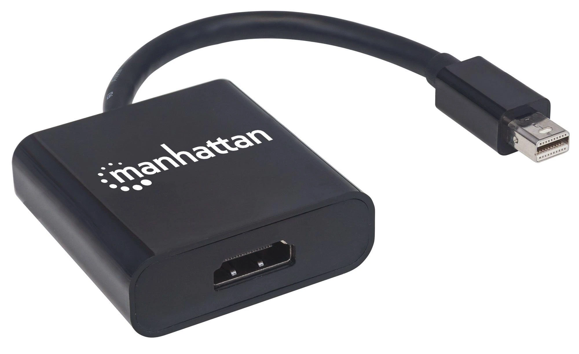 MANHATTAN Mini Ekranas port (DP) /HDMI Adapteris, M/F, juodas, 152570