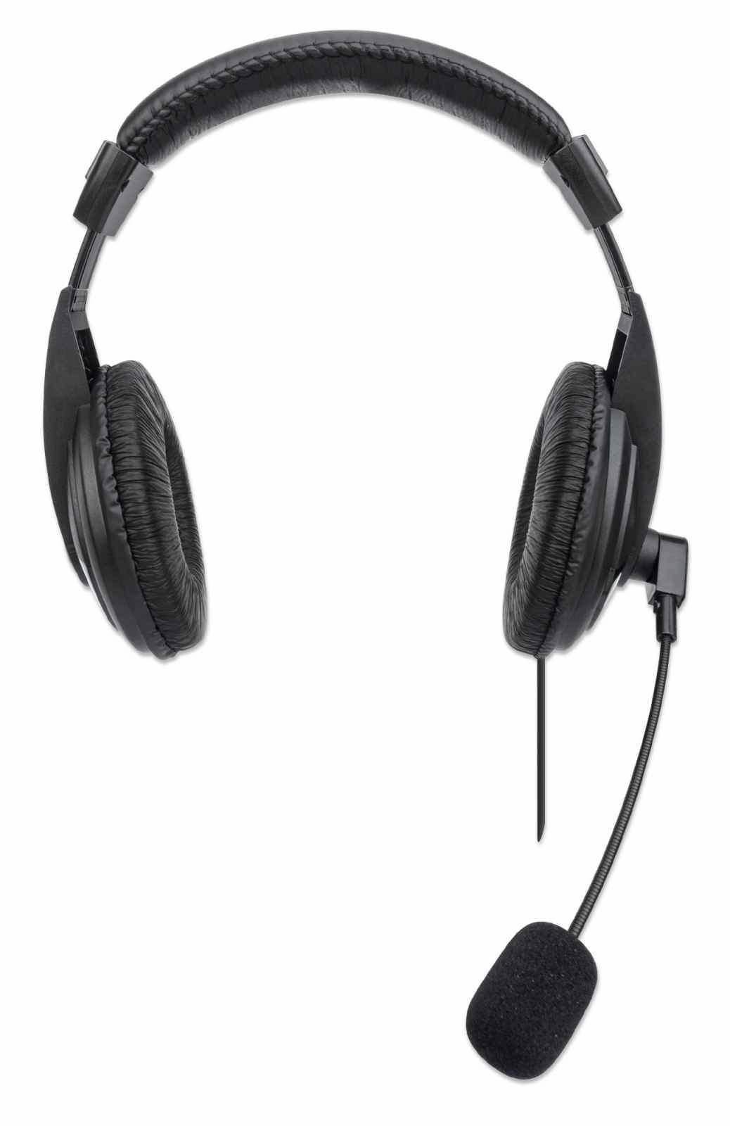 Manhattan Products Manhattan 179843 USB stereo ausinės juodos