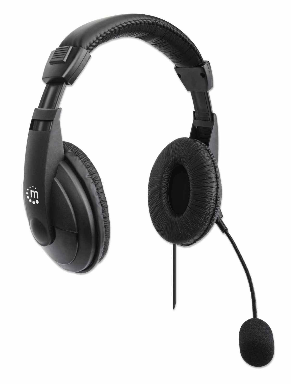 Manhattan Products Manhattan 179843 USB stereo ausinės juodos