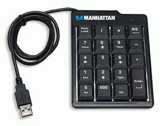 Intracom MANHATTAN Skaičių klaviatūra 18 viso dydžio klavišų, įskaitant grįžimo klavišą Asinchroninio skaičiaus užrakto funkcija