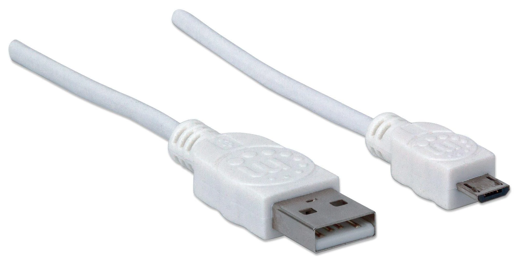 StarTech Manheteno didelės spartos USB įrenginio kabelis A kištukas / Micro-B kištukas, 1,0 m, Baltas, 323987