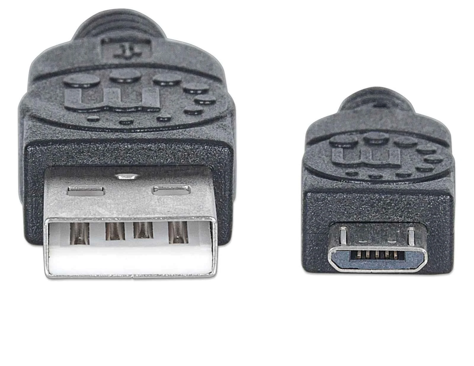 StarTech Manhattan didelės spartos USB įrenginio laidas USB kabelis 0,5 m USB A Micro-USB B Juoda