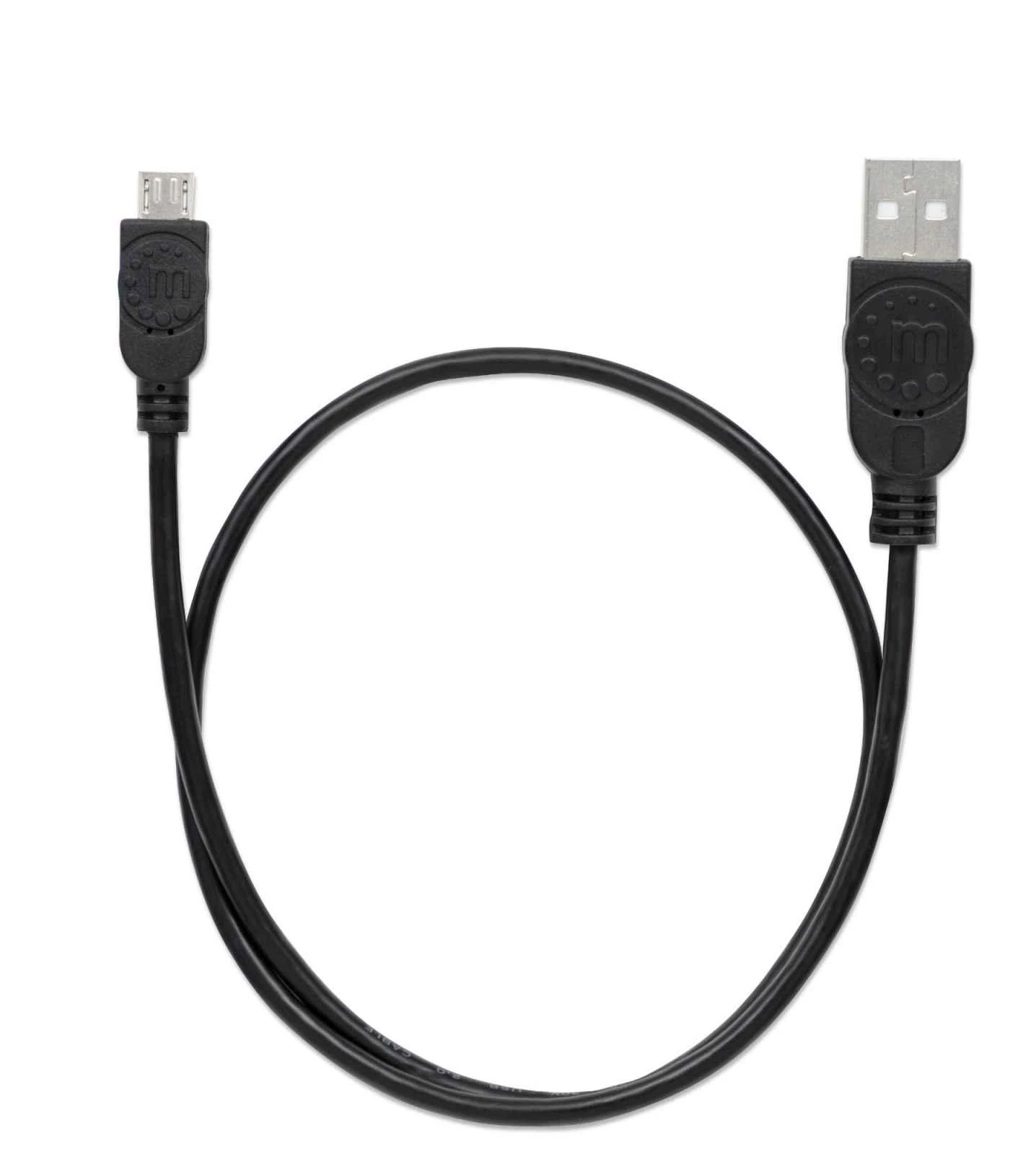 StarTech Manhattan didelės spartos USB įrenginio laidas USB kabelis 0,5 m USB A Micro-USB B Juoda