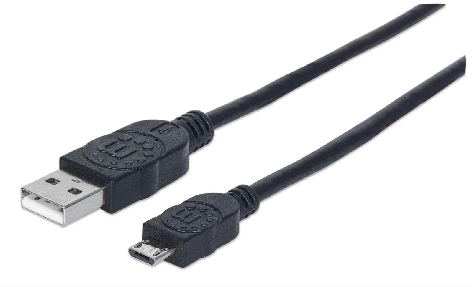 StarTech Manhattan didelės spartos USB įrenginio laidas USB kabelis 0,5 m USB A Micro-USB B Juoda