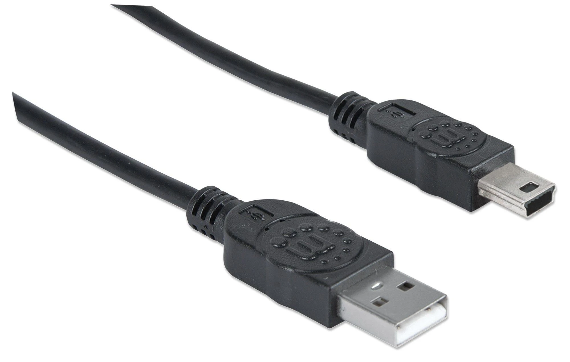 StarTech MANHATTAN USB 2.0 kabelis A iki mini USB, 1,8 m, 333375