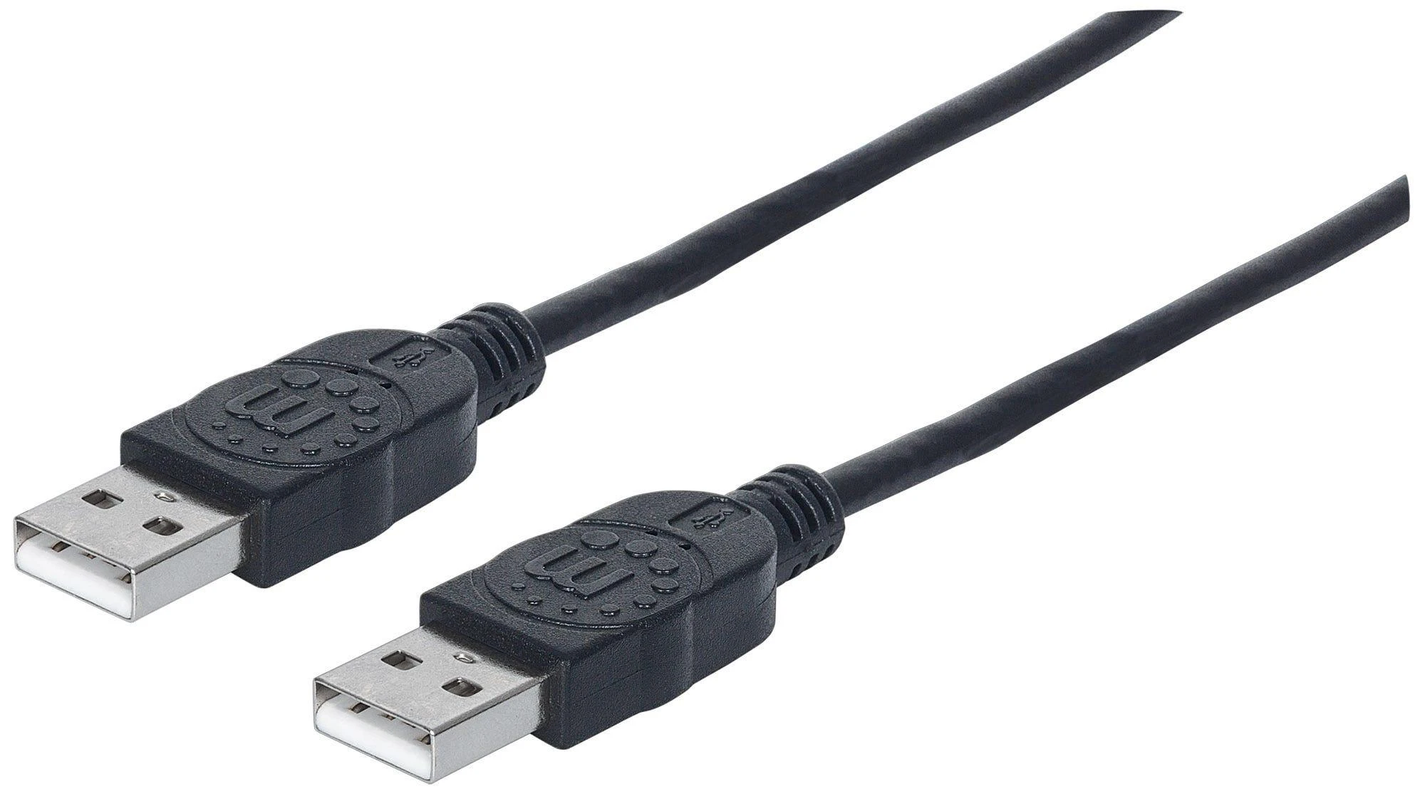 StarTech Manheteno didelės spartos USB A kabelis, USB 2.0, A tipo vyris – A tipo vyriškis, 480 Mbps, 1 m (3 pėdos), Juodas, 353892
