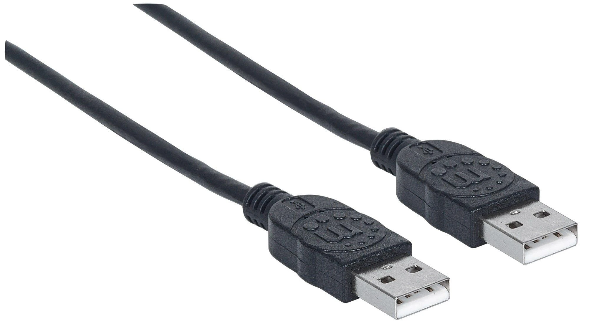 StarTech Manheteno didelės spartos USB A kabelis, USB 2.0, A tipo vyris – A tipo vyriškis, 480 Mbps, 1 m (3 pėdos), Juodas, 353892