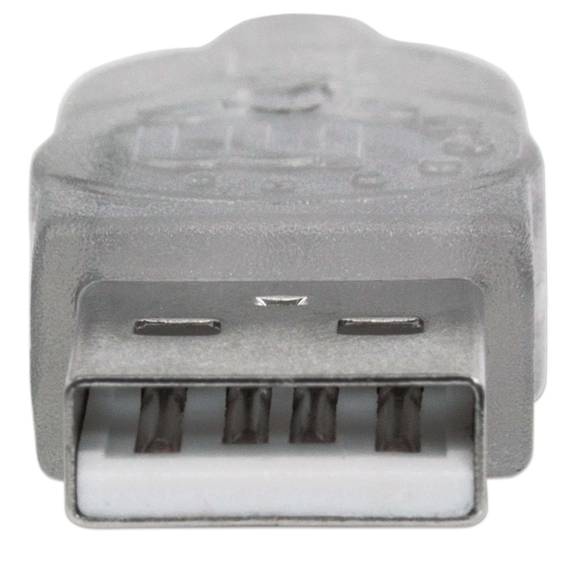 StarTech Intracom MANHATTAN didelės spartos USB prailginimo kabelis 3m sidabrinis USB Standartinis-A kištukas-USB Standard-A moteriškas Greitis iki 480 Mbps