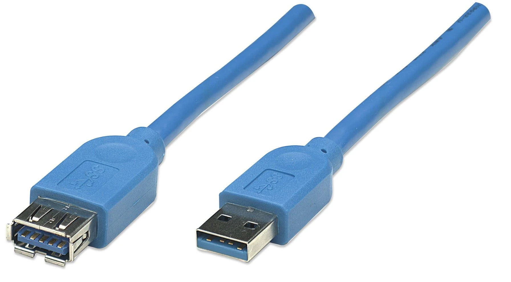 StarTech Kabelis USB Manhattan USB-A - USB-A 2 m Mėlyna (322379)