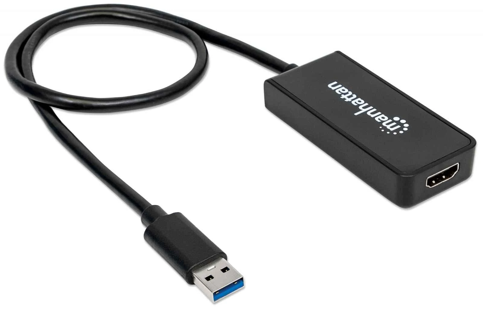 Adapteris USB Manhattan USB - HDMI Juodas (152259)