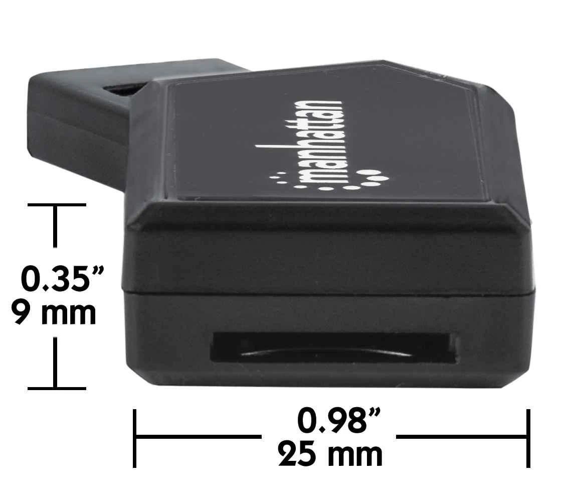 Klaviatūra Skaitytuvas Manhattan 24w1 SD/MicroSD/MMC USB 2.0 (101677)