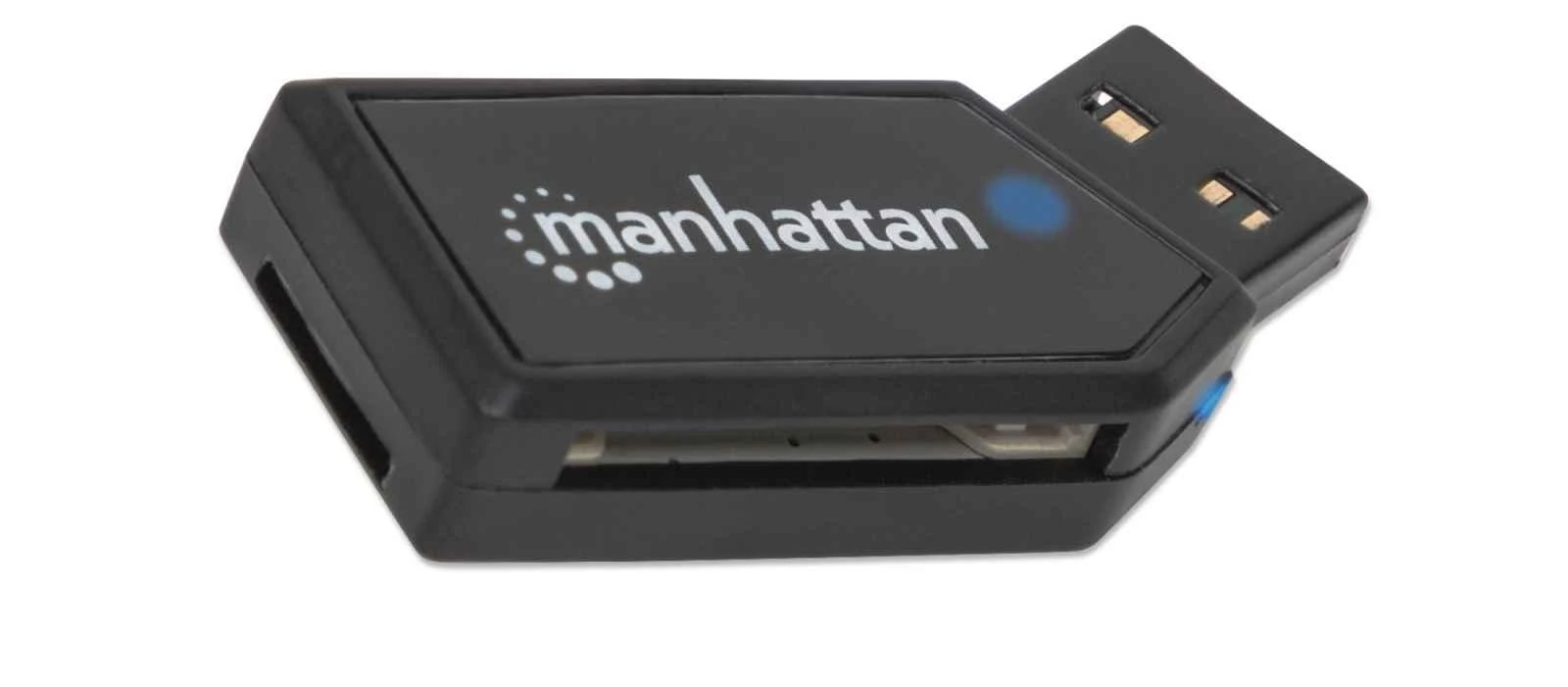 Klaviatūra Skaitytuvas Manhattan 24w1 SD/MicroSD/MMC USB 2.0 (101677)