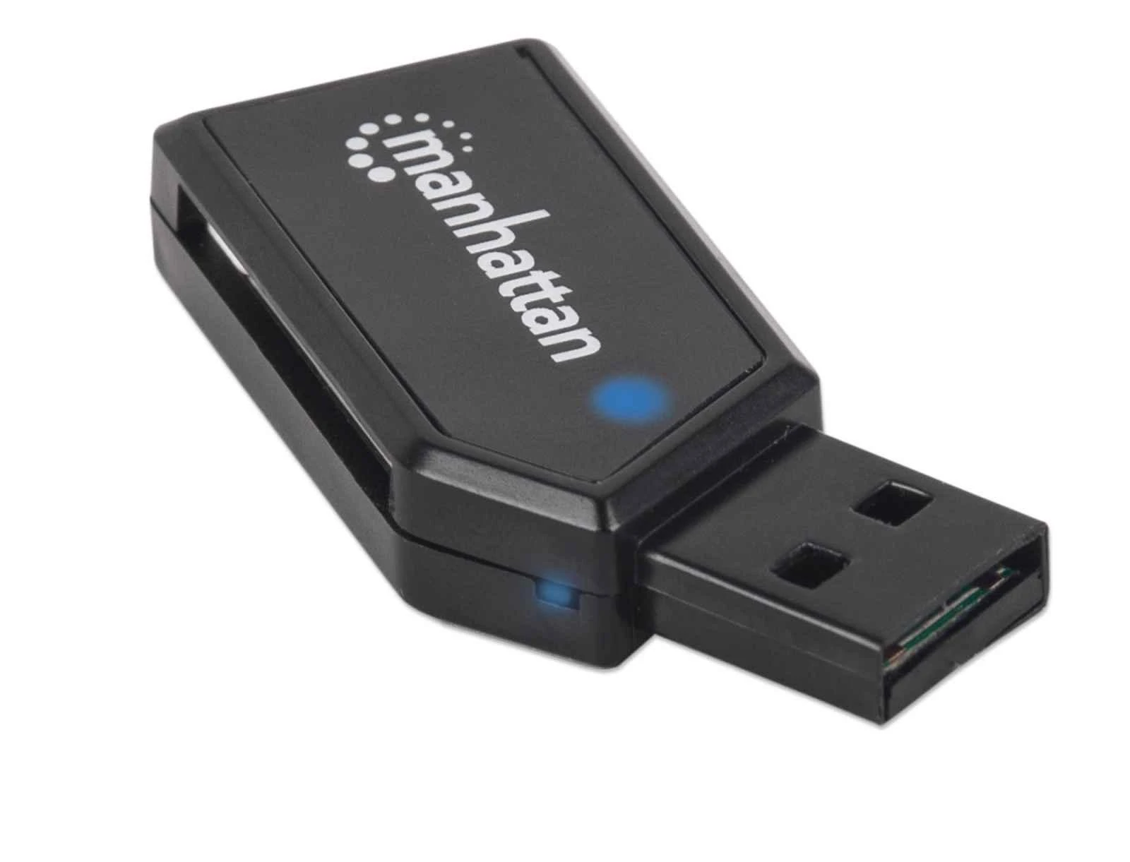 Klaviatūra Skaitytuvas Manhattan 24w1 SD/MicroSD/MMC USB 2.0 (101677)