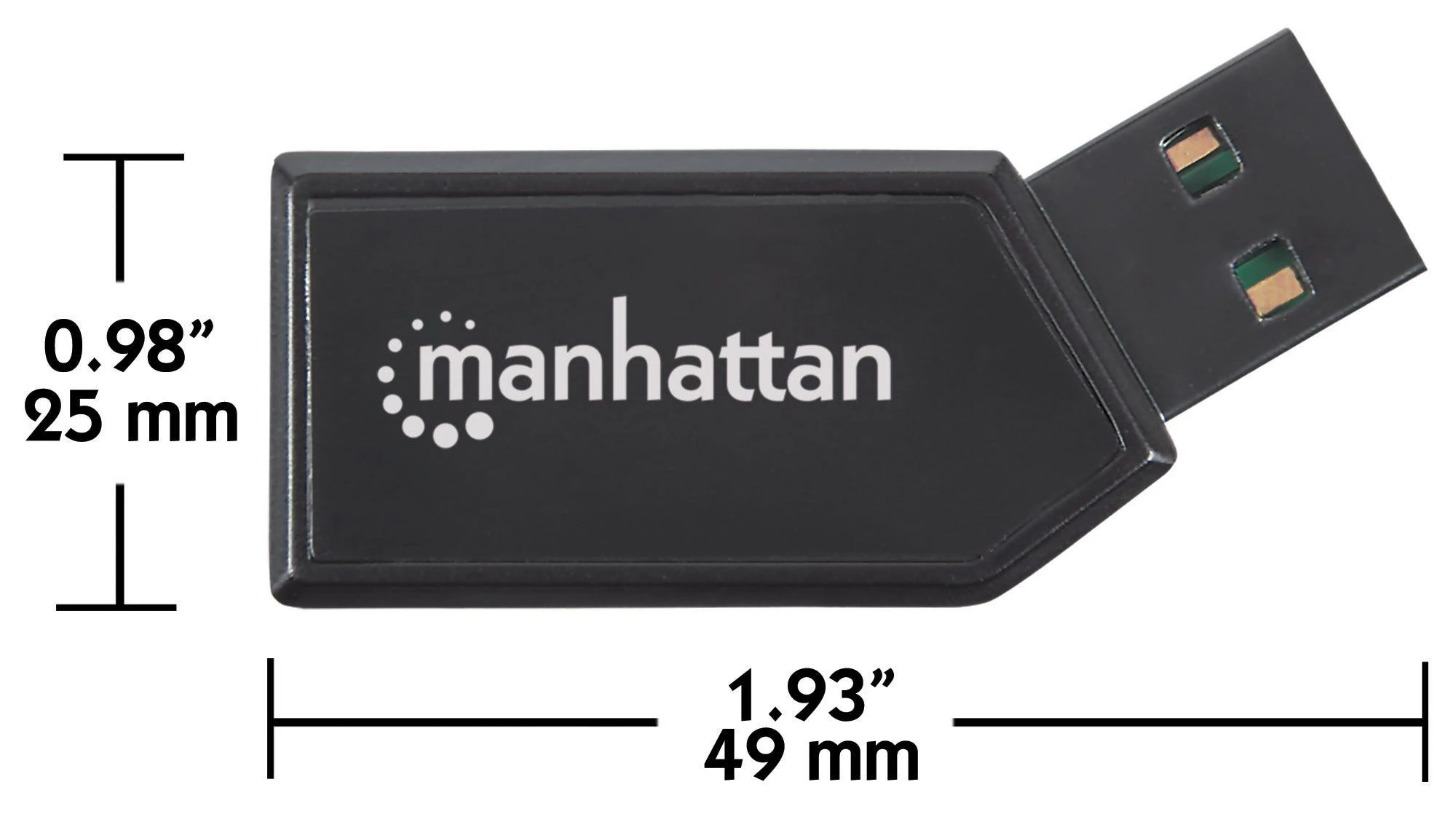 Klaviatūra Skaitytuvas Manhattan 24w1 SD/MicroSD/MMC USB 2.0 (101677)