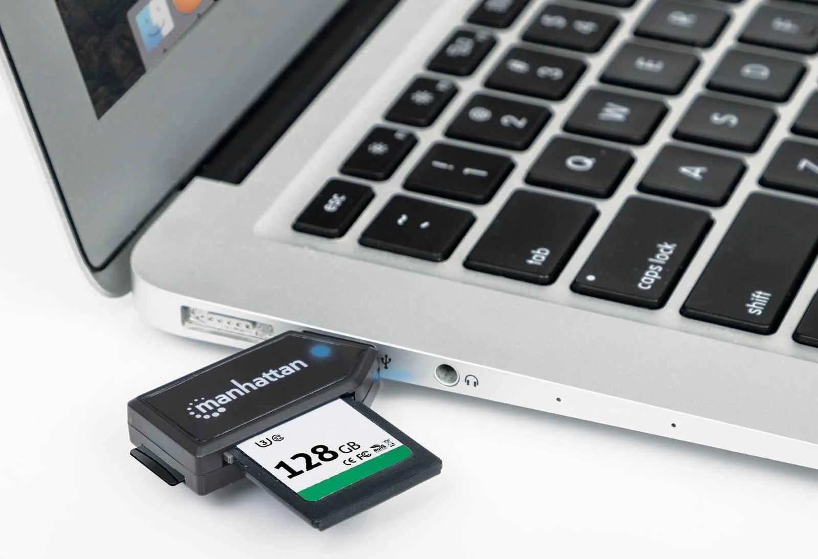 Klaviatūra Skaitytuvas Manhattan 24w1 SD/MicroSD/MMC USB 2.0 (101677)