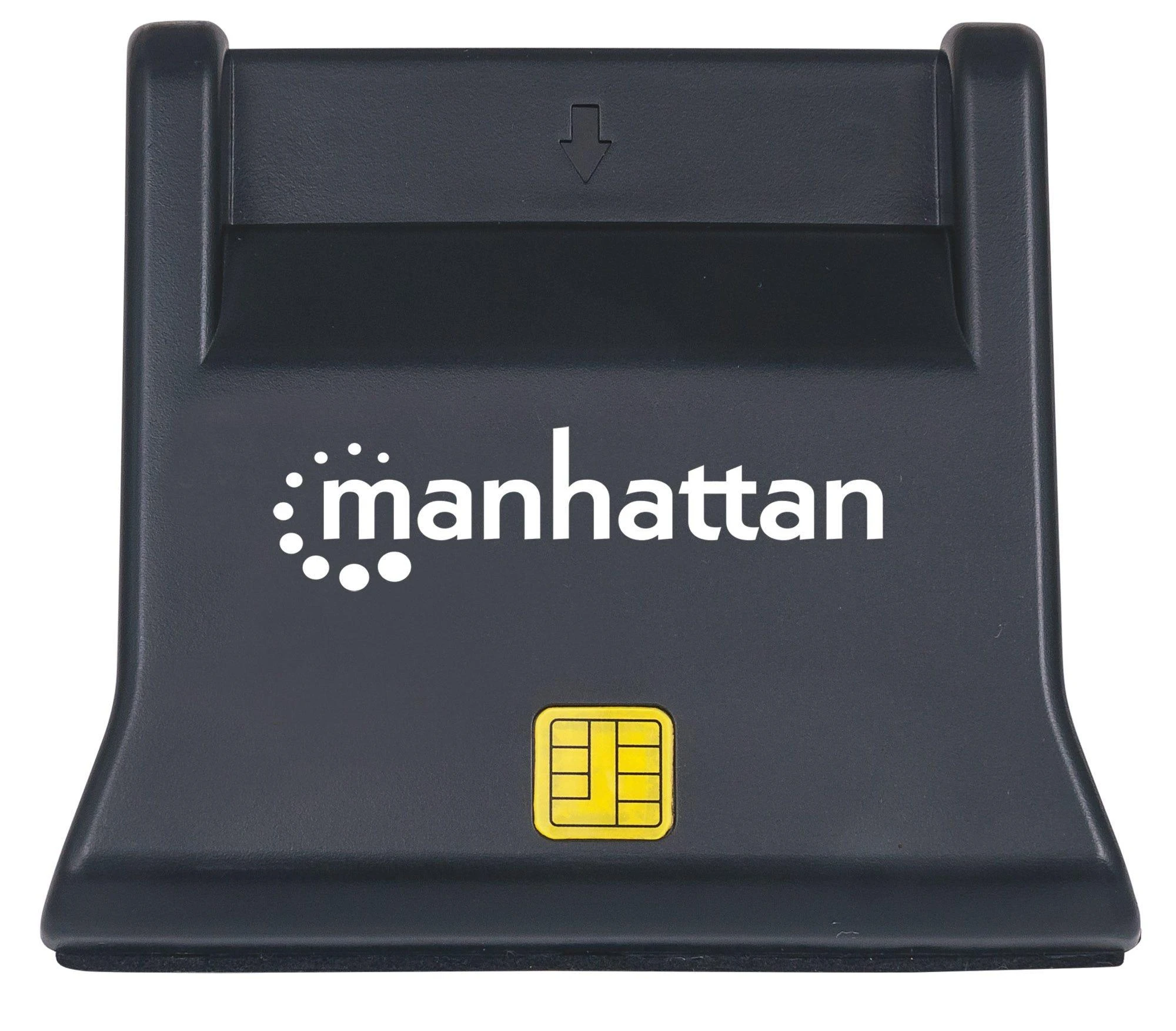 Skaitytuvas Manhattan MANHATTAN USB2.0-Smartcard/SIM-Kartenlesegerät mit Standfuß
