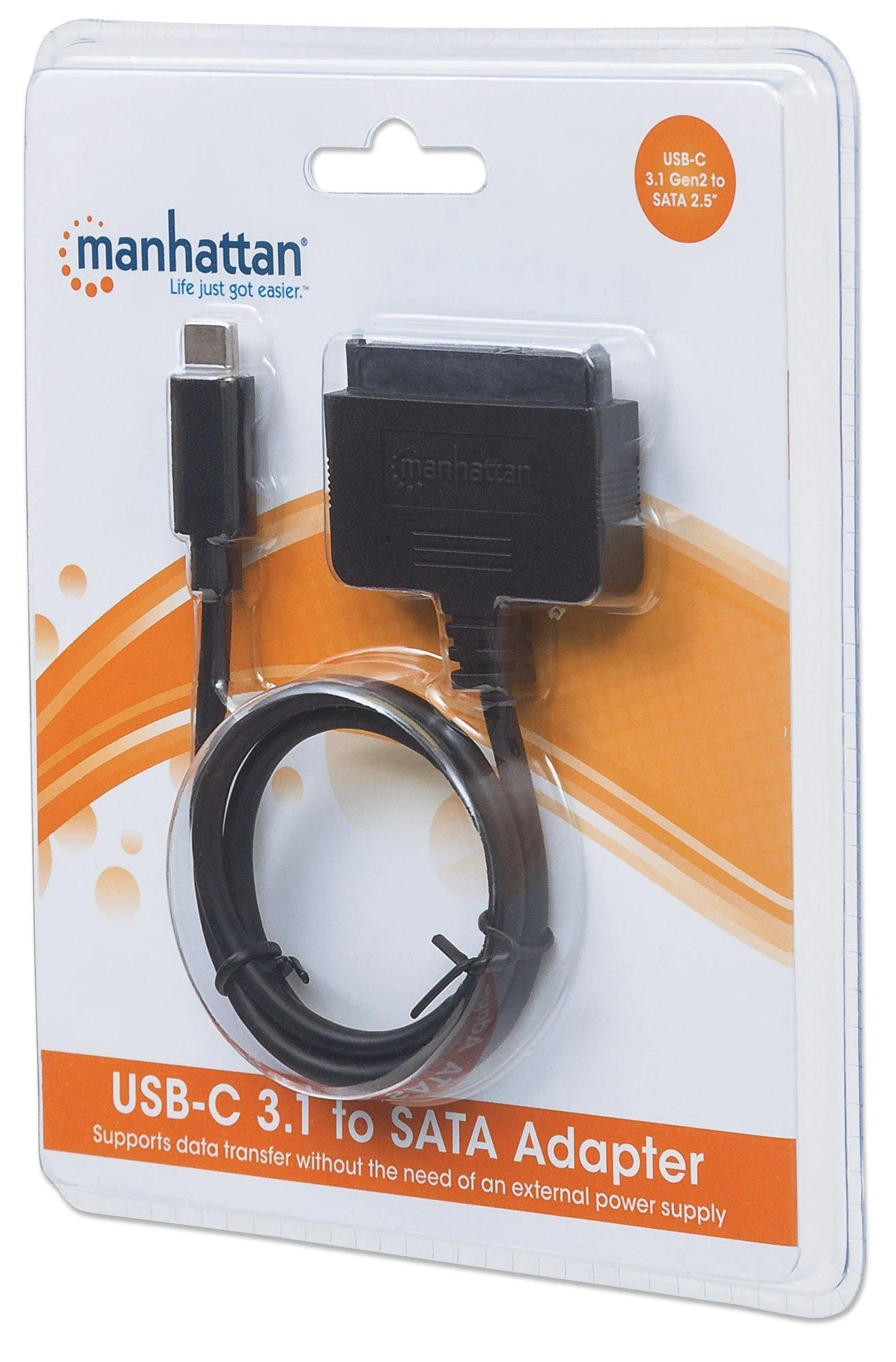 MANHATTAN SuperSpeed+ USB Type-C 3.1 to SATA Adapteris, 152495