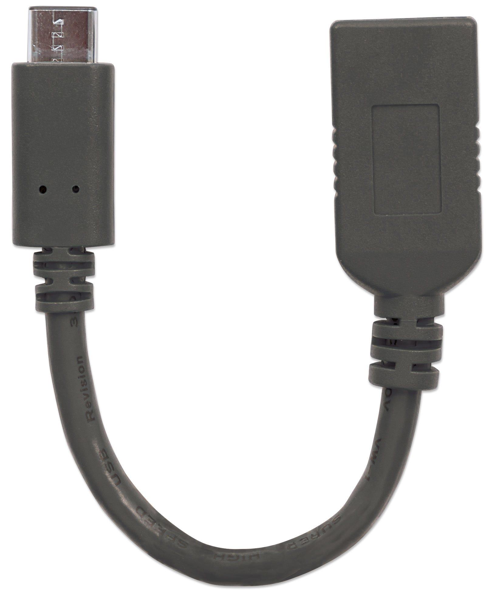 StarTech USB adapteris Manhattan USB-C - USB Juodas (355285)