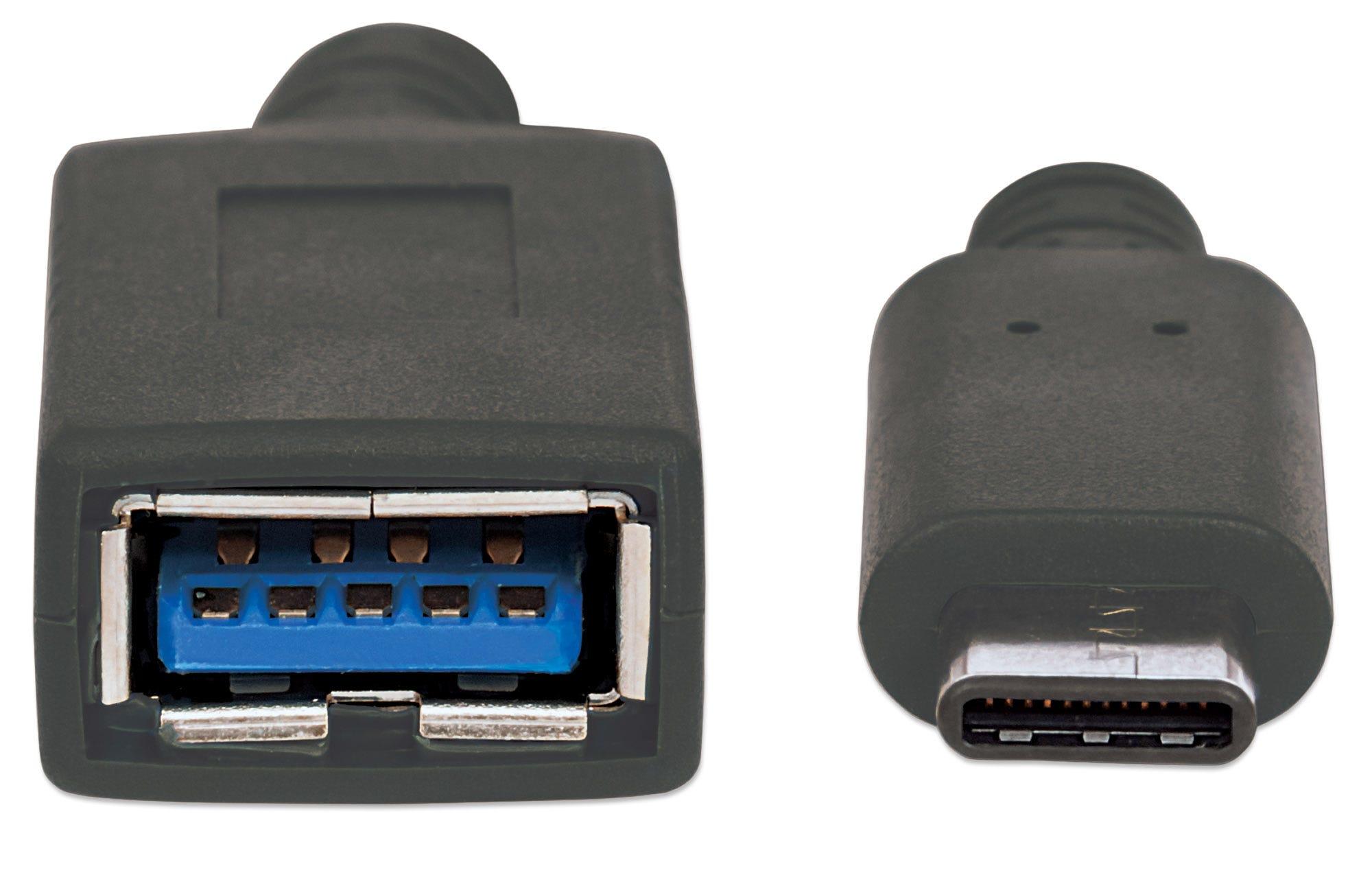 StarTech USB adapteris Manhattan USB-C - USB Juodas (355285)
