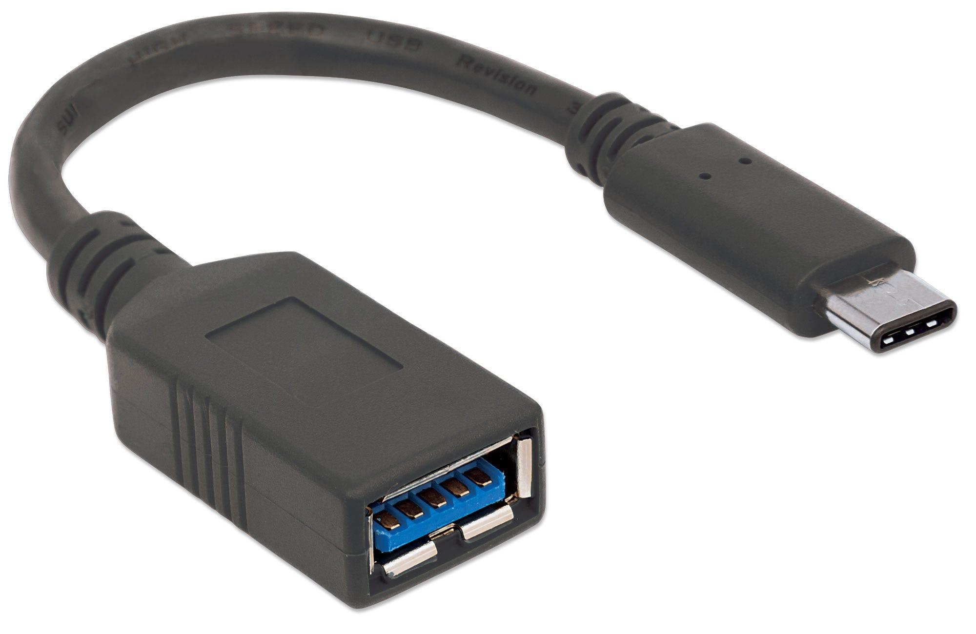 StarTech USB adapteris Manhattan USB-C - USB Juodas (355285)