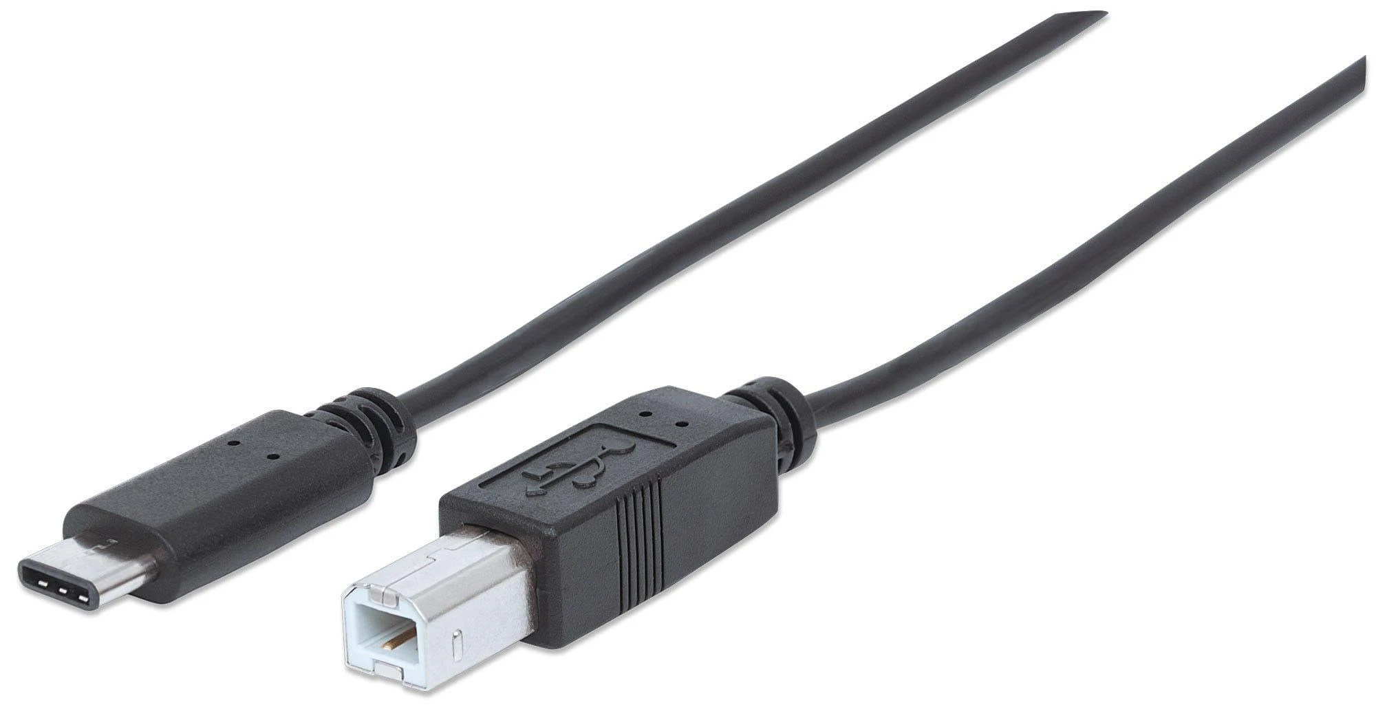 StarTech Manhattan Hi-Speed USB Type-C kabelis C Male / B Male, 2,0 m, Juodas, 354950
