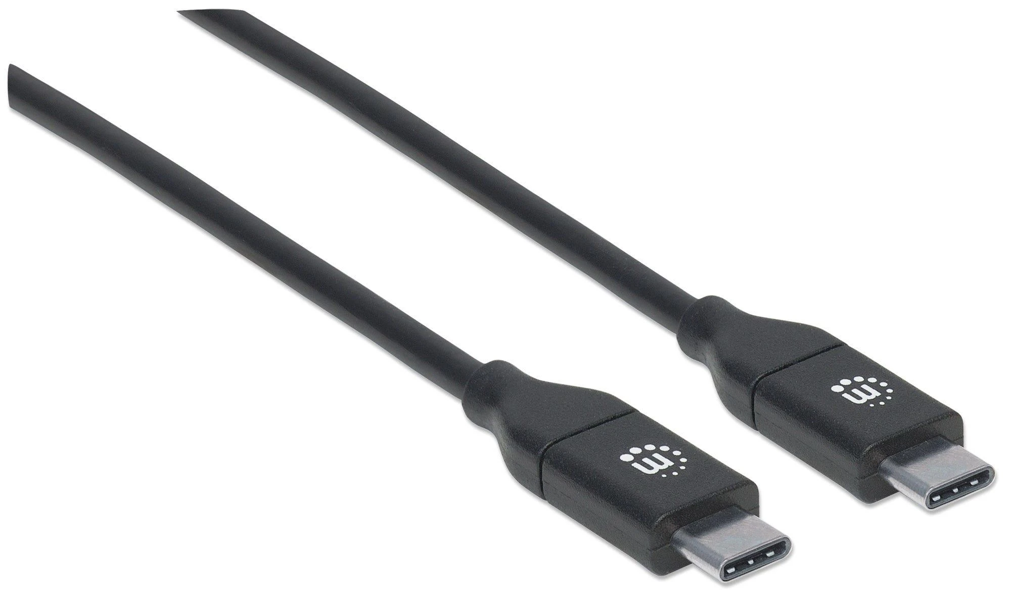 Manhattan USB-C USB laidas – 2 m juodas (355247)
