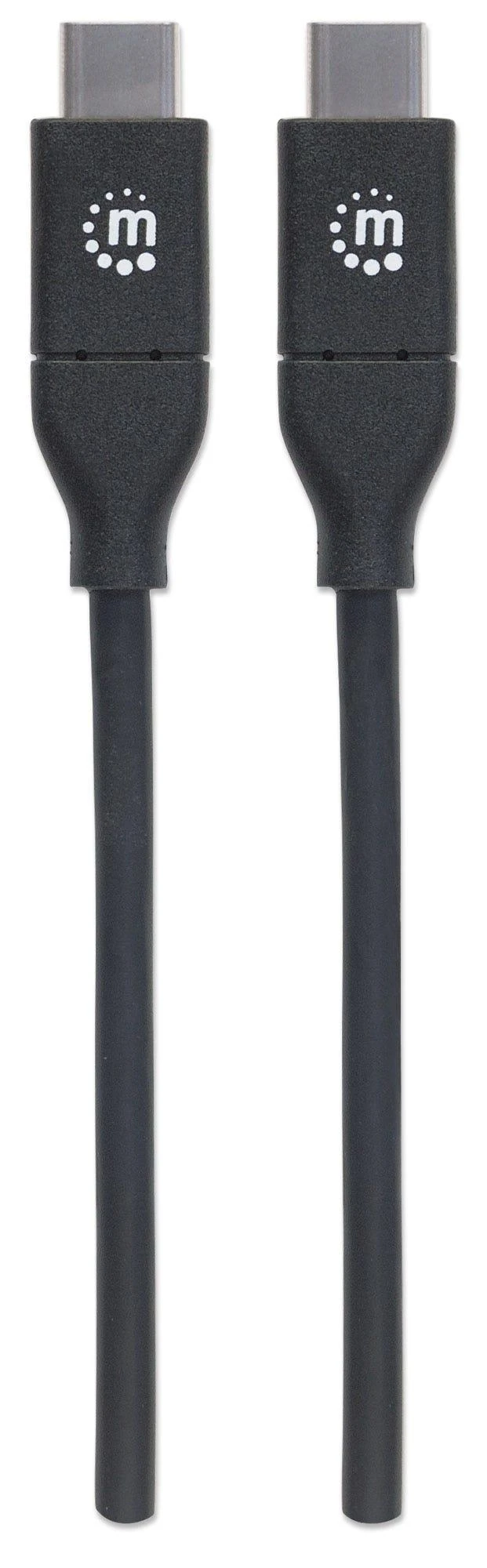 Manhattan USB-C USB laidas – 2 m juodas (355247)